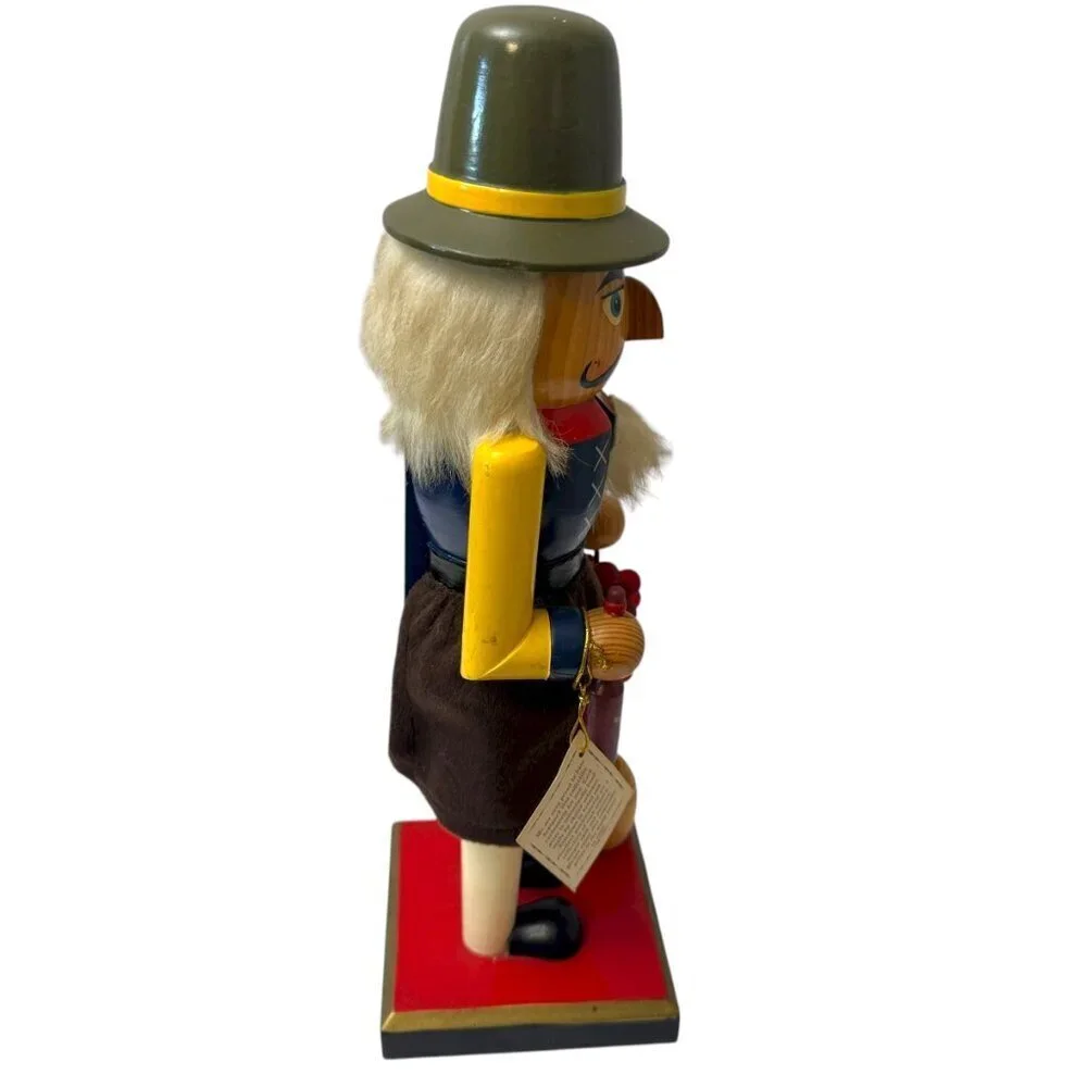 Large Holiday Nutcracker Holding Grapes and Bottle Target Limited Edition 2009